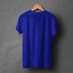 blue plain t shirt